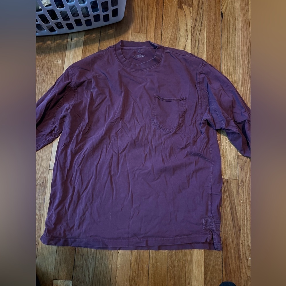 Women’s heavy long sleeve plum pocket shirt XL - Picture 2 of 5